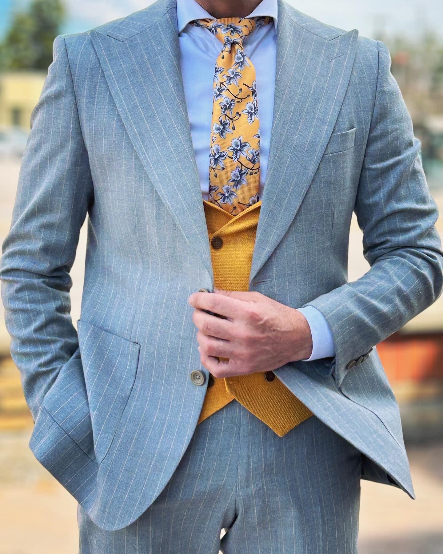 Three Pieces Strip  Suit